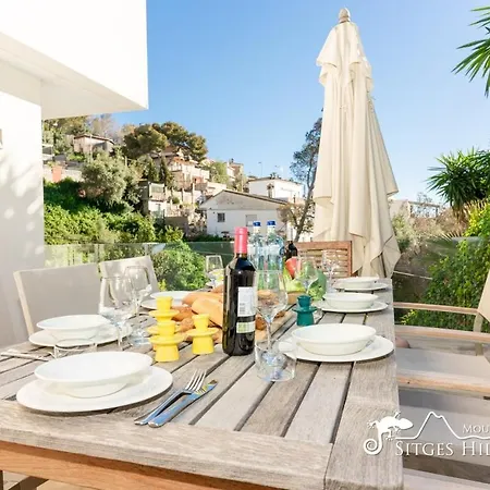 Modern La Cascade In With Sea View And Private Pool Sitges