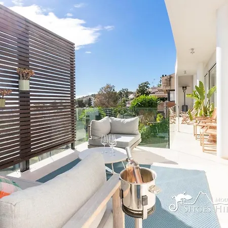 Modern La Cascade In With Sea View And Private Pool Sitges