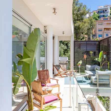 Modern La Cascade In With Sea View And Private Pool Villa Sitges
