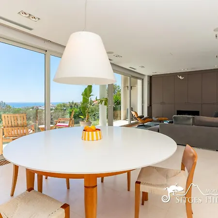 Modern La Cascade In With Sea View And Private Pool * Sitges