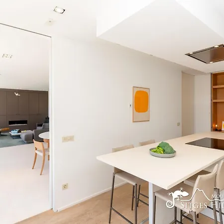 Modern La Cascade In With Sea View And Private Pool Sitges