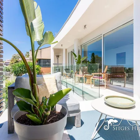 Modern La Cascade In With Sea View And Private Pool * Sitges