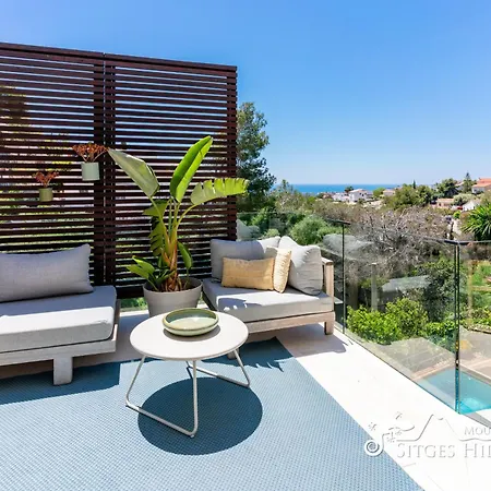 Modern La Cascade In With Sea View And Private Pool * Sitges